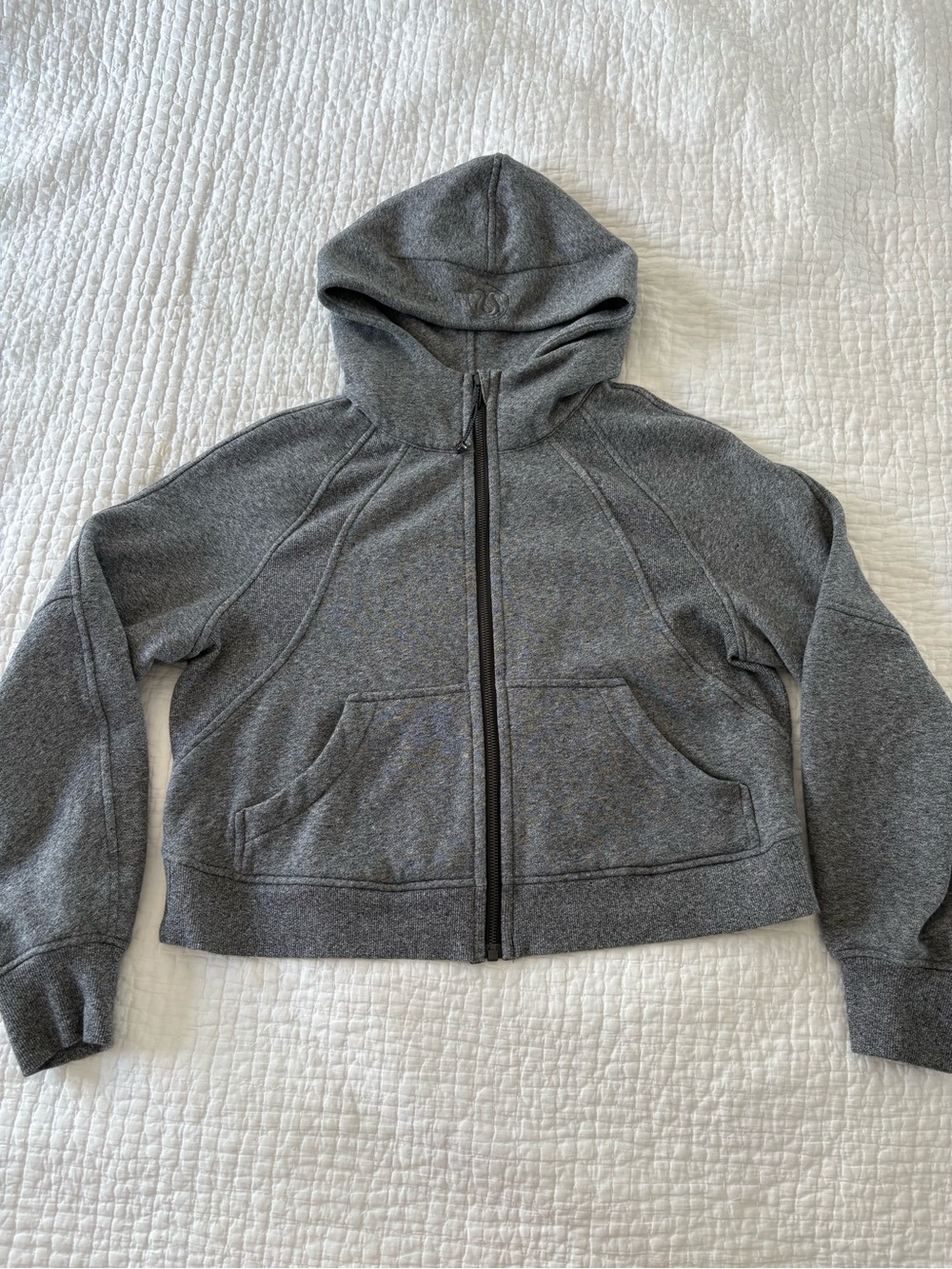 lululemon scuba oversized full-zip hoodie dark grey